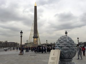Der Place de la Concorde mit Obelisk